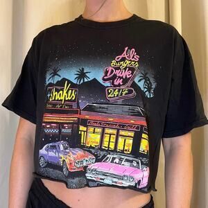 Brandy Melville Graphic Drive in Car Tee